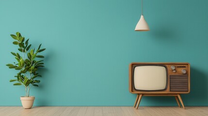 Retro television inspiration home image showcase cozy atmosphere