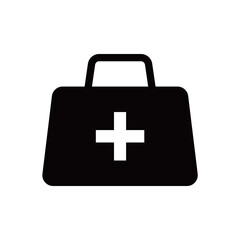 Doctor bag sign on transparent background