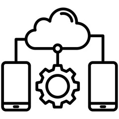 Cloud Network Icon