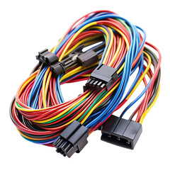 Colorful Electrical Wiring Harness Connectors Cables RGB data plug cord wire loom wires   