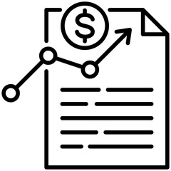 Financial Report Icon