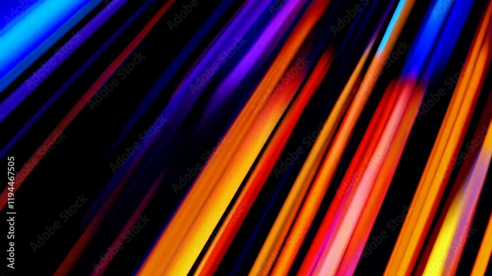 Leinwandbilder vibrant light streaks create dynamic visual effects in a colorful display