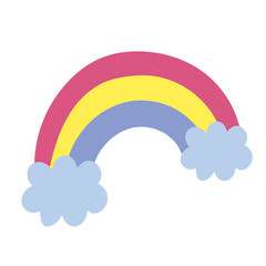 ゆるくて可愛い虹