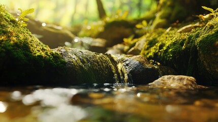 Fototapeta premium A Forest Stream