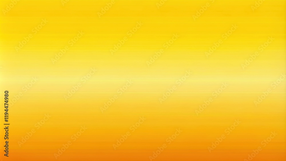 Poster abstract gradient background with subtle horizontal stripes in warm tones of yellow and orange