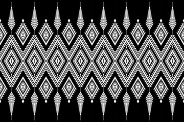 Carpet tribal pattern art. Geometric ethnic seamless pattern traditional. American, Mexican style. Design for background, illustration, fabric, clothing, carpet, textile, batik, embroidery.