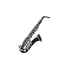 Naklejka premium Clarinet icon vector design symbol art illustration