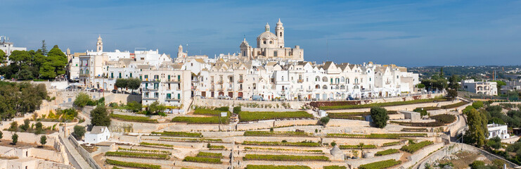 Fototapeta premium view of Locorotondo, Puglia