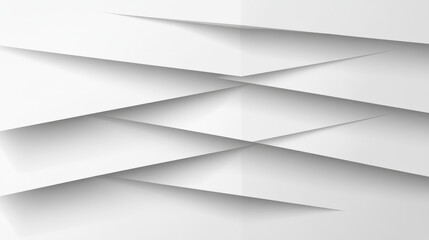 Fold leaflet mockup. Blank trifold paper template. White a4 booklet page design mock up. Triple zigzag pamphlet isolated for realistic business presentation. Empty letterhead cover layout vector