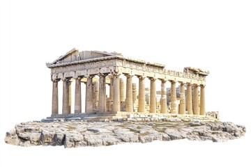 Ancient greek civilization Acropolis of Athens architecture parthenon landmark. © Rawpixel.com