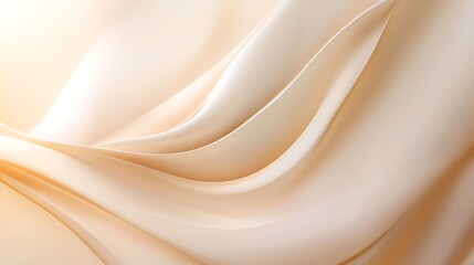 Fototapeta premium Abstract Beige Swirling Fabric Design