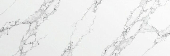 Obraz premium Seamless white marble texture, panoramic view , material, glossy, clean