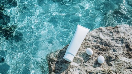 Blue skin care technology essence element