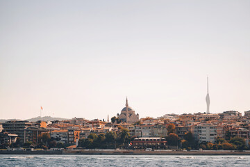 residential development along the Bosphorus Gulf. houses for Turkish citizens to live in