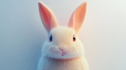 Obraz premium Happy Easter font design on white background illustration