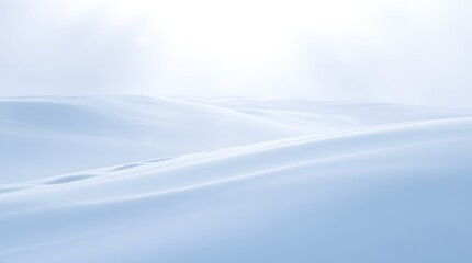 Winter snow landscape isolated on transparent background.