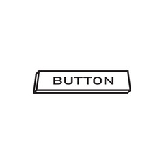Modern Button Icon for User Interfaces