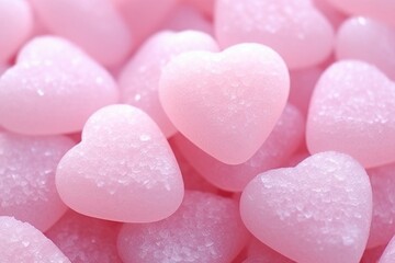 Fototapeta premium Candy sugar heart photo.