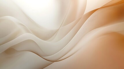 Abstract Beige and Brown Wave Design