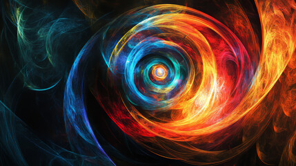 Set of abstract template banner with color circles