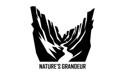 Canyoning Adventure Vector Clipart Set with Outdoor and Thrill Themes