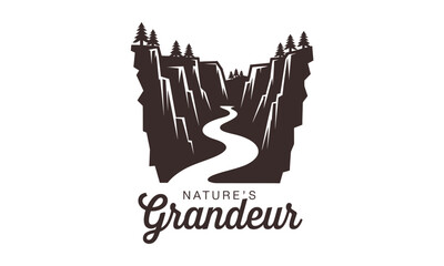 Canyoning Adventure Vector Clipart Set with Outdoor and Thrill Themes