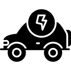 Electric Car Icon