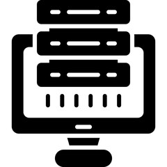 Fototapeta premium Database Icon