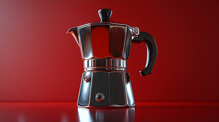 a red coffee maker