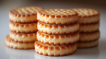 a stack of shortbreads