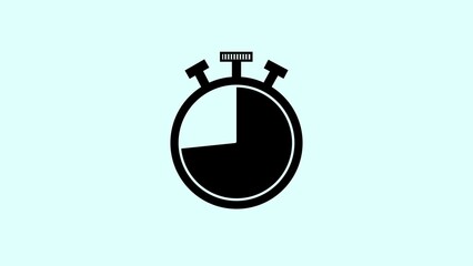 Countdown Stopwatch graphics. Clock icon illustrator.