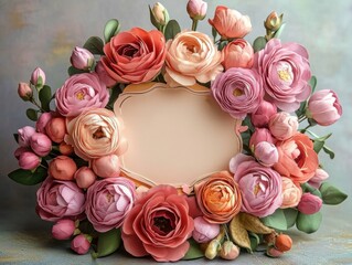 Flowers and card for mother- women- wedding' daty