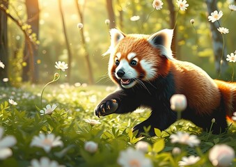 red panda
