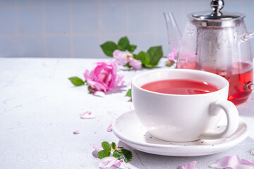 Rose buds tea