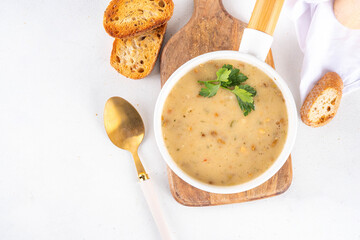 Thick vegan cream soup