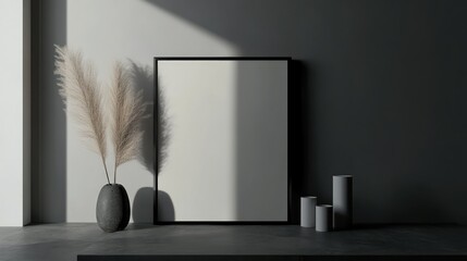 "Minimalist Canvas Mockup for Product Advertising"