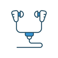 Hand Free vector icon stock illustration