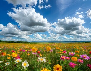 Obraz premium field of flowers