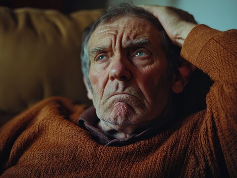 Contemplative Aging Man