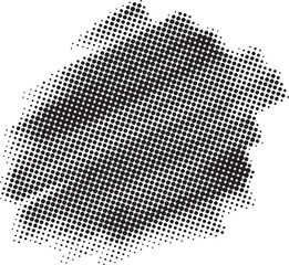 Abstract halftone black and white background