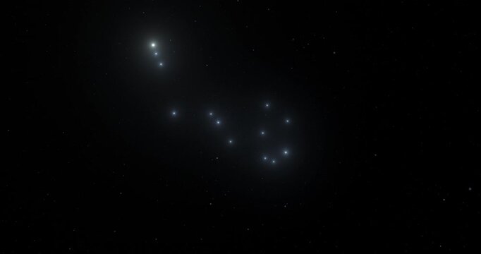 Carina constellation in the outer space