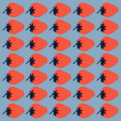 Summer Vintage Fruit Pattern Texture Background VECTOR