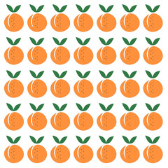 Summer Vintage Fruit Pattern Texture Background VECTOR
