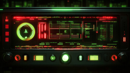 Obraz premium Technology futuristic frame element. HUD sci-fi design element.