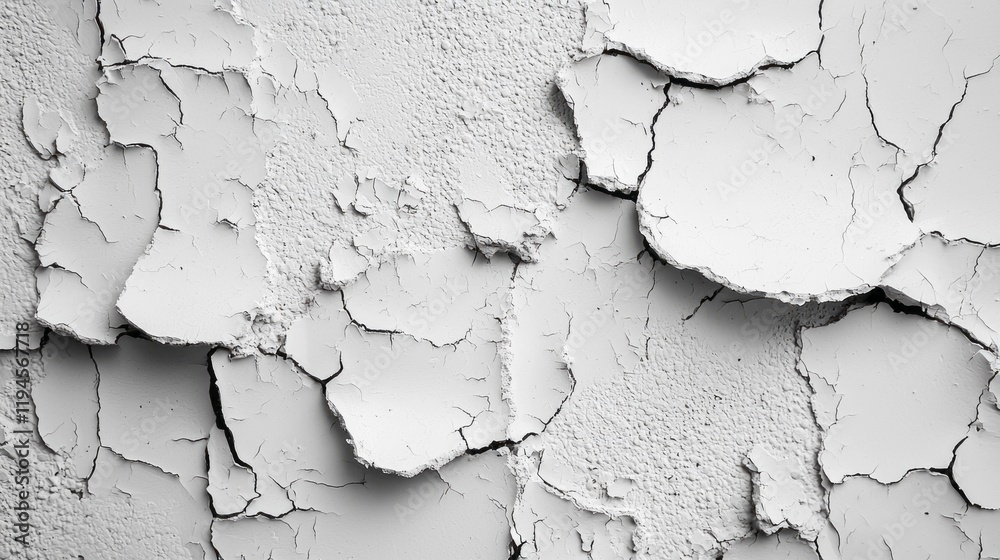 Poster layers of weathered plaster reveal a fascinating tapestry of cracks and holes, showcasing the passag