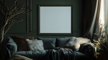 A tranquil room with soft light, plants, and comfortable seating.