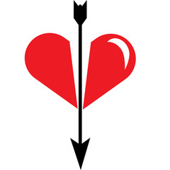 Valentine Heart Arrow