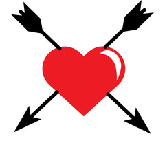 Valentine Heart Arrow