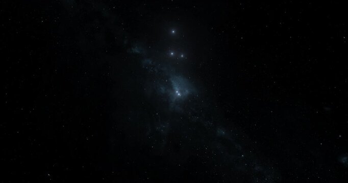 Chamaeleon constellation in the outer space