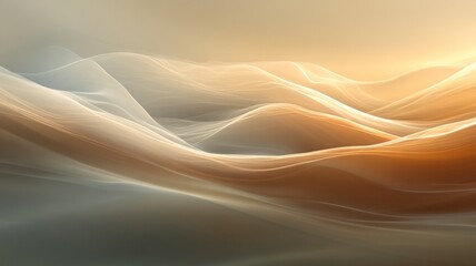 Abstract Gold and Orange Wave Background Texture